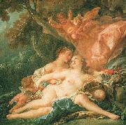 Francois Boucher Jupiter in the Guise of Diana and the Nymph Callisto USA oil painting artist